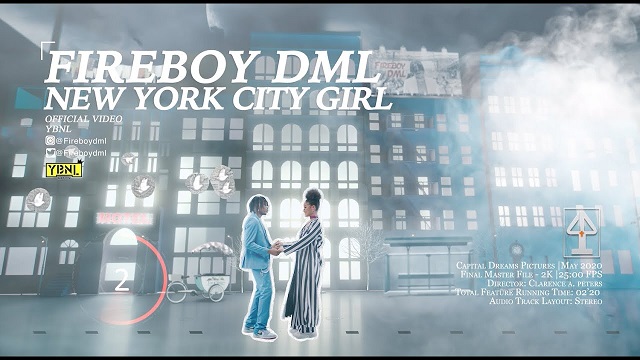 DOWNLOAD Video: Fireboy DML - New York City Girl